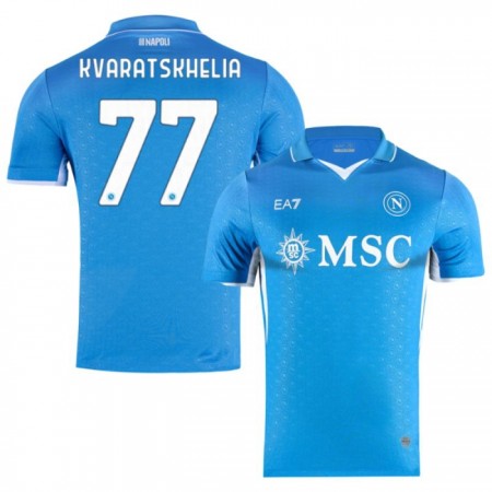 Camisetas SSC Napoli Kvaratskhelia 77 Primera 2024-25 - Hombre Camisetas SSC Napoli Kvaratskhelia 77 Primera 2024-25 - Hombre